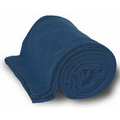 Sweatshirt Blanket 50"x 60" -- Navy (Screeprinted) ***FREE RUSH***